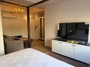 Η κουζίνα ή μικρή κουζίνα στο Tivai Beach Hotel