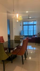 Posezení v ubytování Cozy Stay at Legasi 5 min Walking distance to KLCC 2