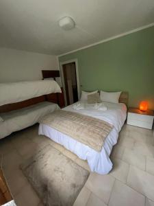 Postel nebo postele na pokoji v ubytování Monte Rosa Dream + 12 fotografií