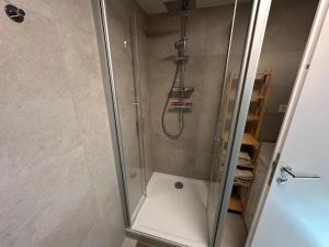 Koupelna v ubytování Hopfengartenwohnung 3