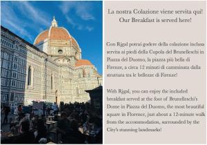 a flyer for a event in front of a building at Rjgal Apartment B&B - Private Courtyard Florence Center in Florence +33 photos