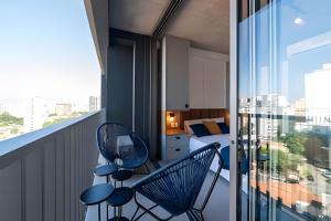 Rõdu või terrass majutusasutuses tampopo · rogom •Vila Mariana, AC, colado no metrô