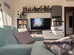 TV a/nebo společenská místnost v ubytování Casa Paolina