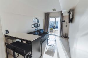 Χώρος καθιστικού στο Cyan Recoleta Hotel