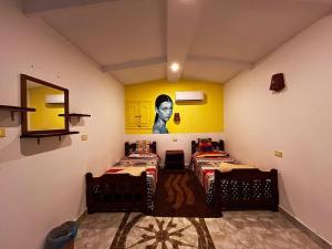 Ένα ή περισσότερα κρεβάτια σε δωμάτιο στο Gammal Boutique Camp