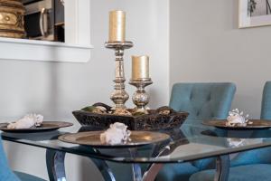 Et opholdsområde på The Lofts of Downtown