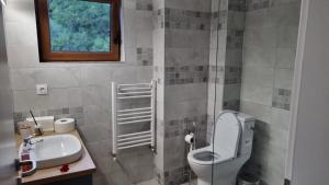 Et badeværelse på Casa de sub brazi din Fantanele + 36 billeder