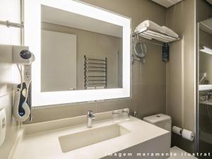 Koupelna v ubytování Novotel Sao Jose dos Campos