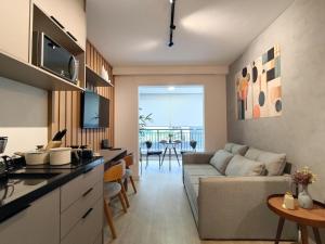 Køkken eller tekøkken på Apartamento de 1 dormitório na Vila Mariana