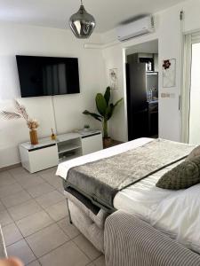 Postel nebo postele na pokoji v ubytování Casa Montebello