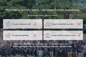 a page of a website with a group of people at Fully fenced yard and minutes to bayside beaches in Eastham
