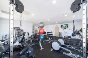 Fitness centrum a/nebo fitness zařízení v ubytování Beachcomber 23