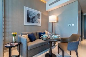 Χώρος καθιστικού στο The Grid Studio