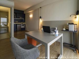 Η κουζίνα ή μικρή κουζίνα στο Mercure São Paulo Ibirapuera Privilege