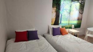 Postel nebo postele na pokoji v ubytování 마린미니하우스 + 20 fotografií