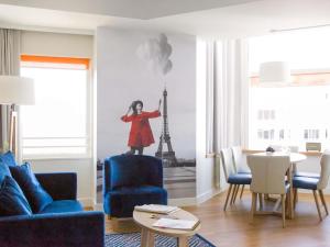 Χώρος καθιστικού στο Aparthotel Adagio Paris Centre Tour Eiffel