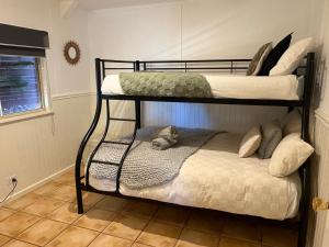 卡尔巴里Manta Stays Resort-Style Tropical Oasis的房间里有几张双层床 更多16张照片