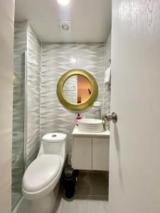 Ванная комната в Exclusivo apto con vista al mar a 5 min del centro histórico