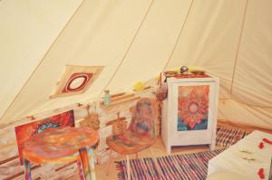 Χώρος καθιστικού στο casadelias