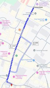 a map of the subway line in berlin at TheNEST1895 in Zermatt