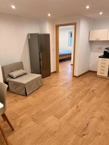 Kuchyň nebo kuchyňský kout v ubytování Modern Apartment, nähe, Bodensee und Alb