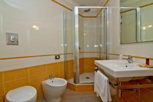 Koupelna v ubytování Galileo B&B