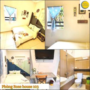 Ένα ή περισσότερα κρεβάτια σε δωμάτιο στο Nuka House - Gần chợ Đà Lạt