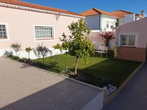 a small tree in the yard of a house at Casa do Arelho in Bicas