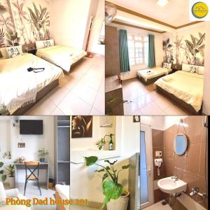 Ένα ή περισσότερα κρεβάτια σε δωμάτιο στο Nuka House - Gần chợ Đà Lạt