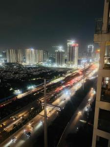 Nespecifikovaný výhled na destinaci Hajdarábád nebo výhled na město při pohledu z apartmánu