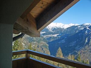 a room with a view of a mountain at Pizzo Camino in Castione della Presolana