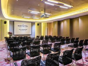a conference room with a bunch of chairs in it at NOVOTEL Jinji Lake Suzhou SIP in Suzhou