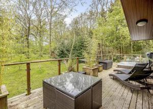 Μπαλκόνι ή βεράντα στο Ladera Retreat Lodges