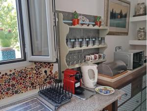 Η κουζίνα ή μικρή κουζίνα στο Athinas Art House +22 φωτογραφίες
