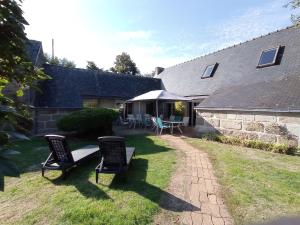 Zahrada ubytování Grande ferme bretonne proche des plages