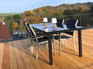 Balkón nebo terasa v ubytování Dreamy roof terrace Eifelglück