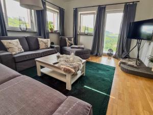 Posezení v ubytování Dreamy roof terrace Eifelglück