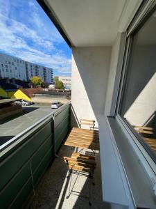 Balkón nebo terasa v ubytování Ruhiges City Apartment mit Balkon - Wohlfühlen in Graz