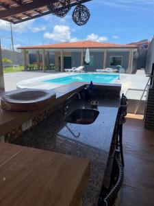 wspólny urzędowy urząd urzędowy w obiekcie Casa de praia na Barra de São Miguel w mieście Barra de São Miguel