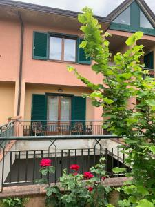 En balkon eller terrasse på Aquahouse - Villa, romantica mansarda e acquari