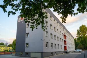 Budova, v ktorej sa hostel nachádza