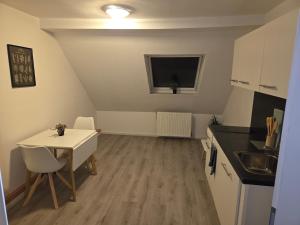 Η κουζίνα ή μικρή κουζίνα στο Wohlfühl-Insel