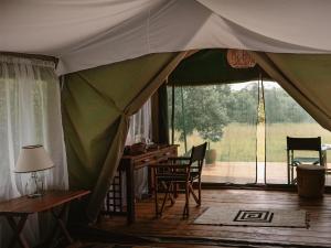 Balkón nebo terasa v ubytování Lion's Cradle