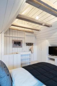 Ένα ή περισσότερα κρεβάτια σε δωμάτιο στο Beachhouse, Keitum, Sylt