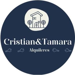 a logo for the christmas and tamchamendasendas appliances at Estudio en Ribeira by Cristian&Tamara "alquileres" in Ribeira