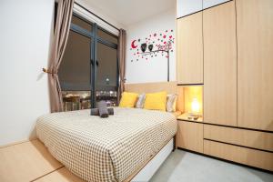 Ένα ή περισσότερα κρεβάτια σε δωμάτιο στο Neu Suites By Cozy Unit L30RA 2-3PAX near KLCC & Jelatek LRT +32 φωτογραφίες