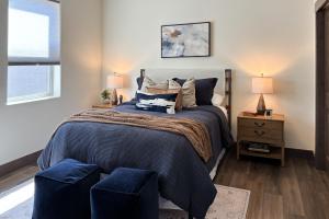 Ένα ή περισσότερα κρεβάτια σε δωμάτιο στο Less Than 3 Mi to Fool Hollow Lake Show Low Townhome +13 φωτογραφίες