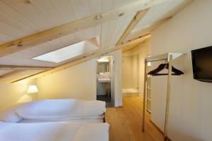 Voodi või voodid majutusasutuse Hotel-Restaurant zum Gade toas