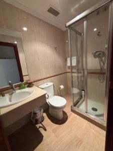 Koupelna v ubytování La Casa de Paquita + 7 fotografií