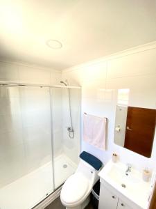 Koupelna v ubytování Casa Puntalodge